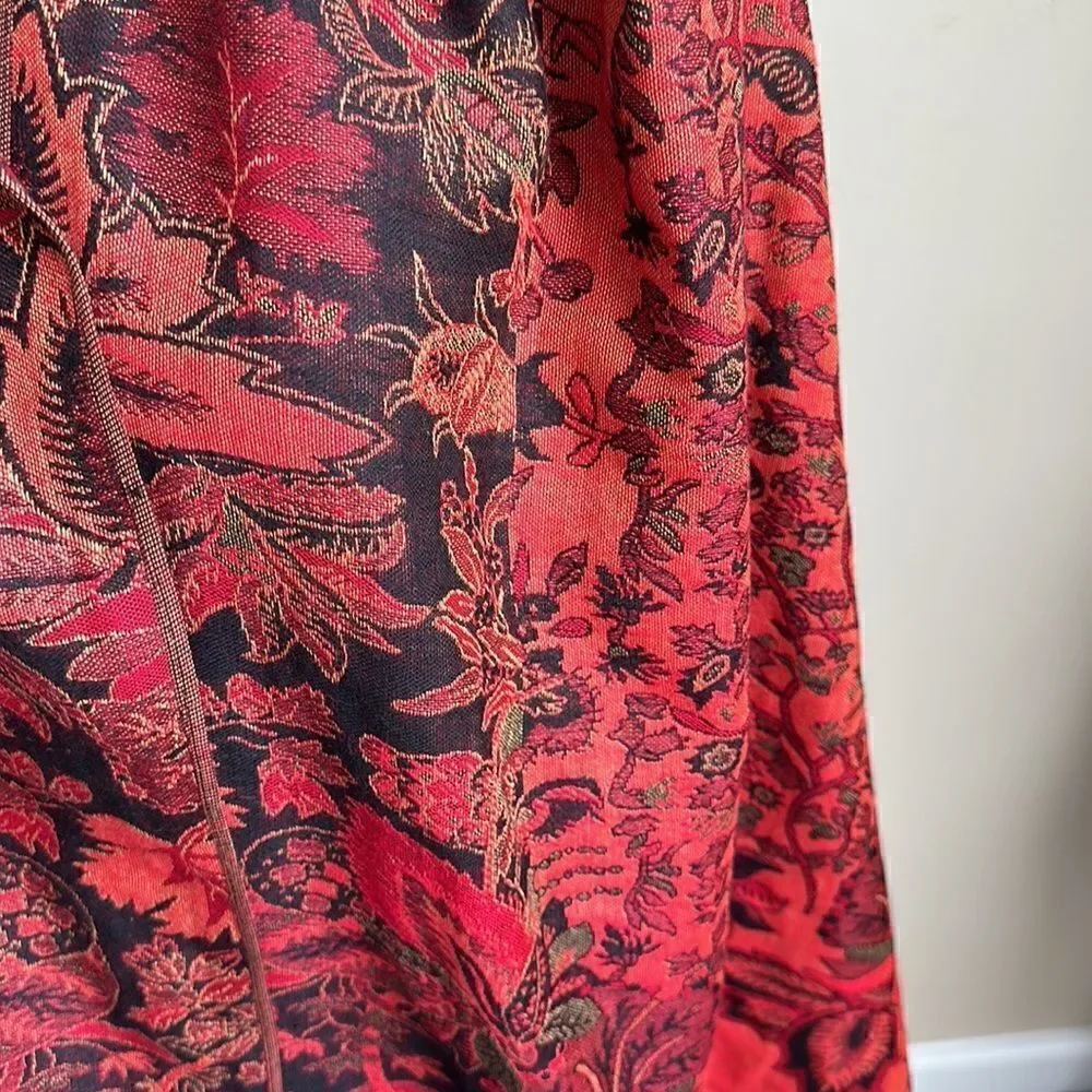 Pashmina Silk Blend Floral Scarf